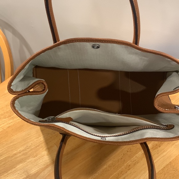 Brown leather satchel - Picture 2 of 4